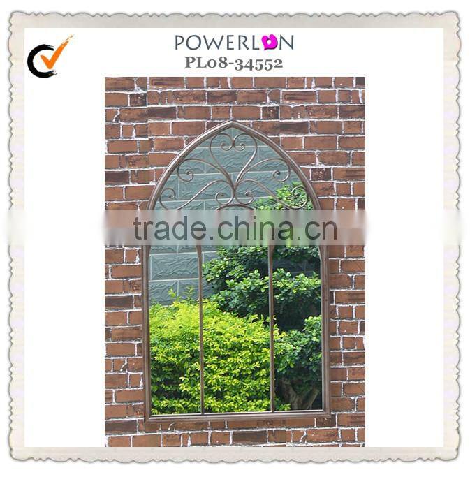 Antirust Metal Frame Vintage Decorative Wall Mirror