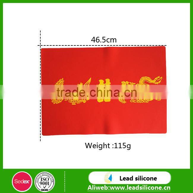 New Arrival Food-grade Traditional China Style Table Hot Mat Silicone Table Mat