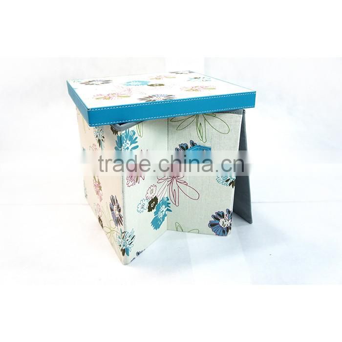 2 Piece Foldable Fabric Storage Cubes With Lid