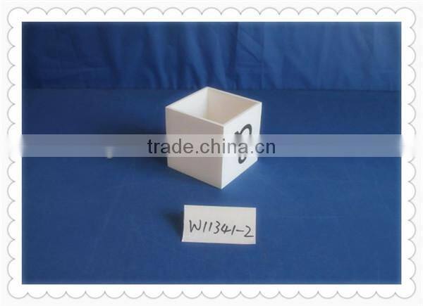 2015 new technique high quality decorative wood pen holder