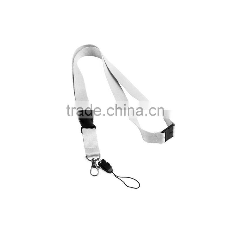 lanyard with safety clip and keyholder,promotional polyester neck lanyard