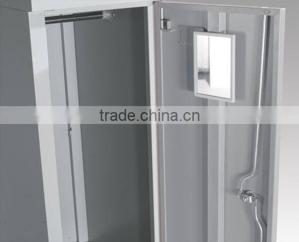 Popular Modern Steel Olympic Furniture KD Double Door Two Tiers Gym Photo Locker with Keypad Lock, Steel Locker