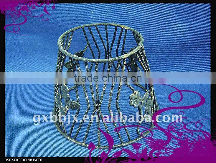 Black metal wire tower stand christmas crafts