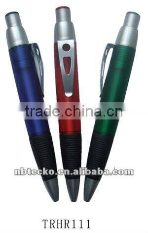 beautiful Promotional gift ball point pens with metal clip