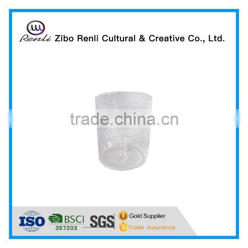 Glass Incense Burner Tealight Candle Holder for Table Centerpieces