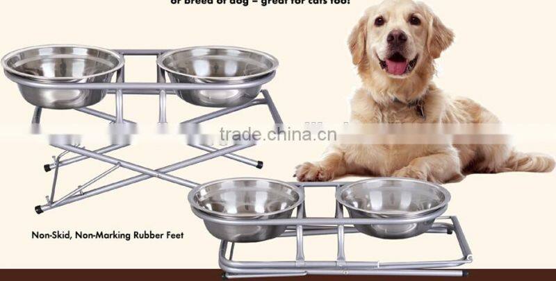 hot sell 3 Stage Adjustable dog feeder