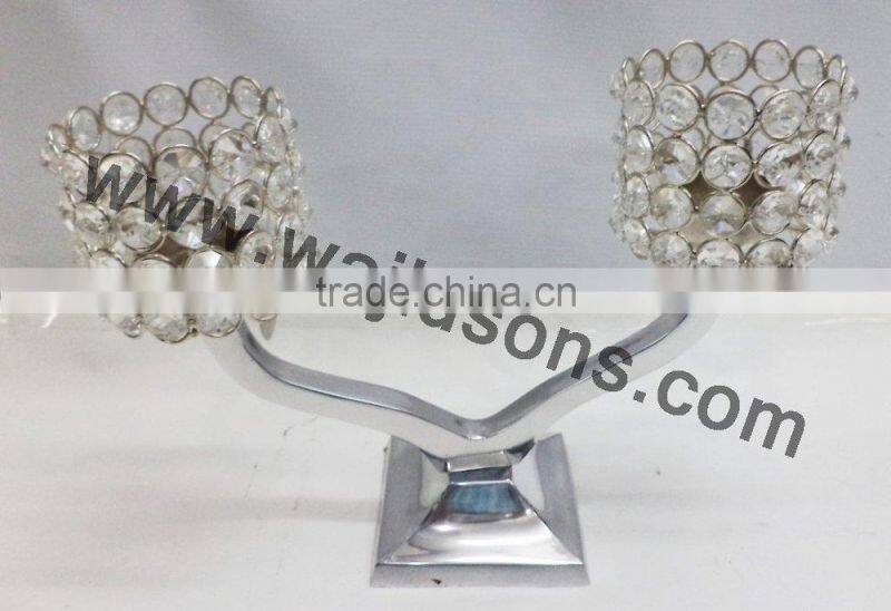 Decorative Floor crystal trays For Weddings