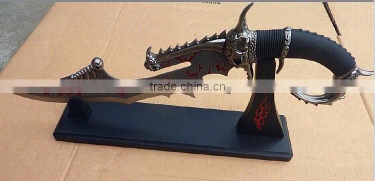 Custom anime dragon sword with stand
