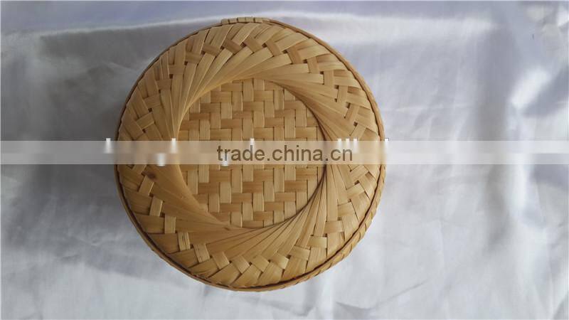 New Bamboo weave Casket with lid M in funeral product