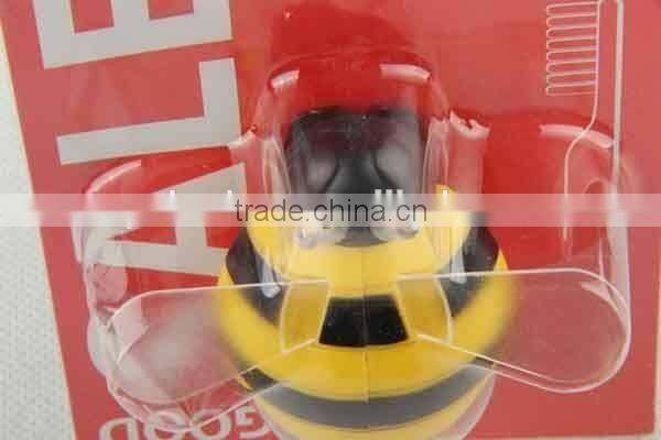 Bee shaped plastic bathroom accessories/toothbrush holder