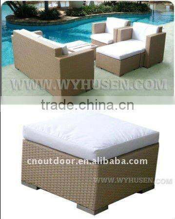 PE rattan garden sofa set
