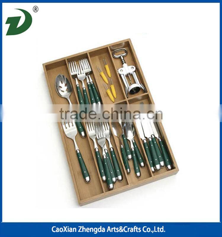 Caoxian handmade natural wooden fork tray