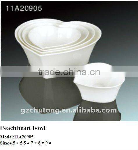 15PCS bone china white ceramic dinnerware tableware set
