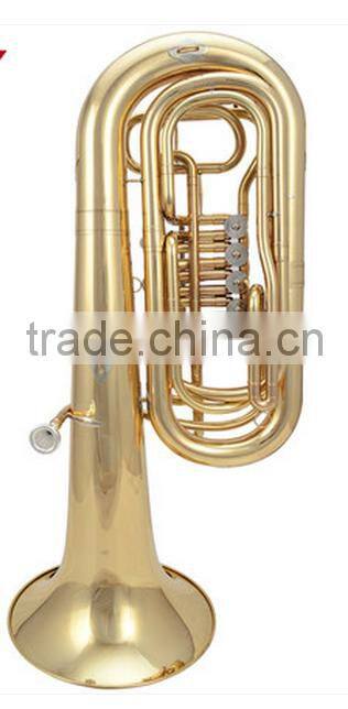 Bb key 4 key tuba for brass band