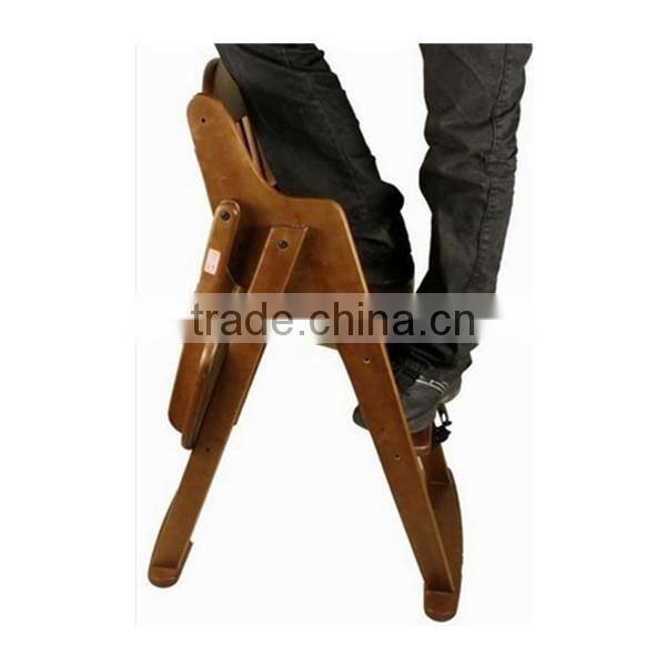 Adjustable wooden baby dining chair/ high quality modern baby sleeping chair/ modern purple dining chair T-51
