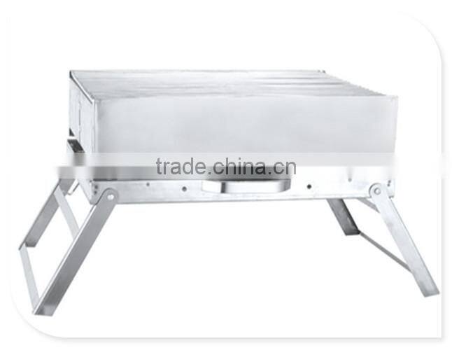 Black BBQ Grill Portable grill roaster with lid
