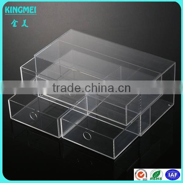 Popular hot sell 2 tier clear acrylic ring display holders
