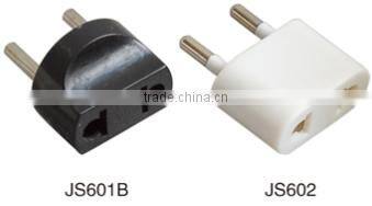 universal travel adapter male and female industrial plug socket 2 round electric pin plug convert to 2 flat