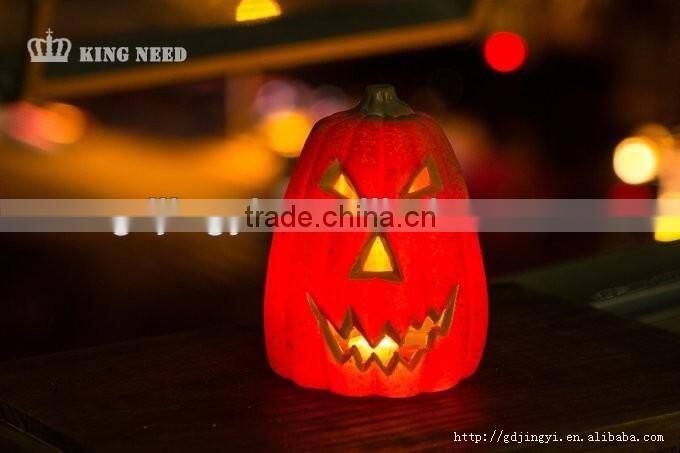 Hagh quality wholesale plastic acrylic led Halloween light up pumpkin