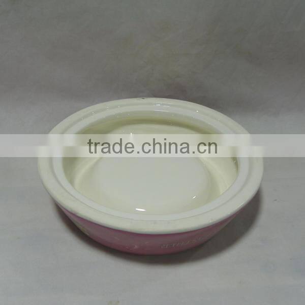 Pink Panther Ceramic Dog Bowl