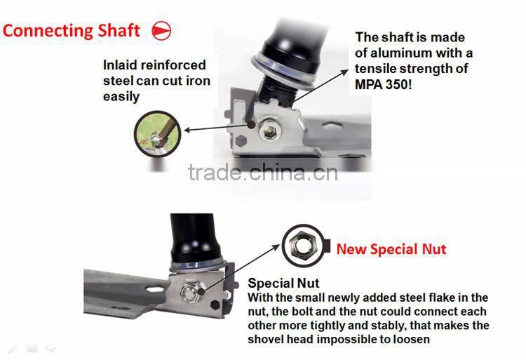 2015 Gardon Tool Set Multifunction Outdoor Garden Hoe Outdoor Camping Shovel with Wire Cutter