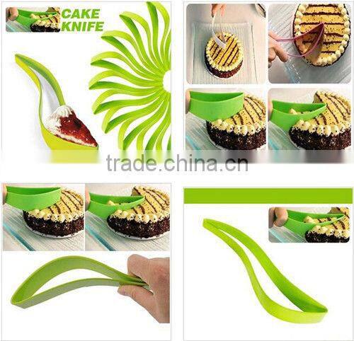 Cake Pie Bread Slicer Sheet Useful Cutter Knife Chic