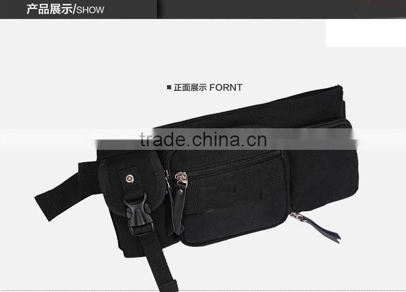 Running waist bag with water bottle holder