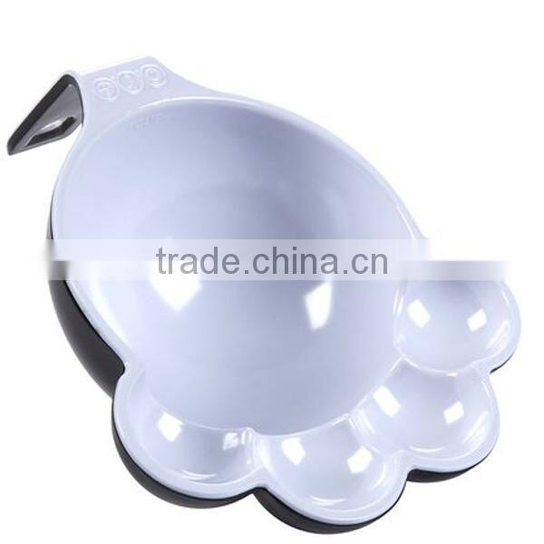 custom Pet Food Scoop Paw,promotional plastic Black & White scoop,custom pet plastic scoop in factory price