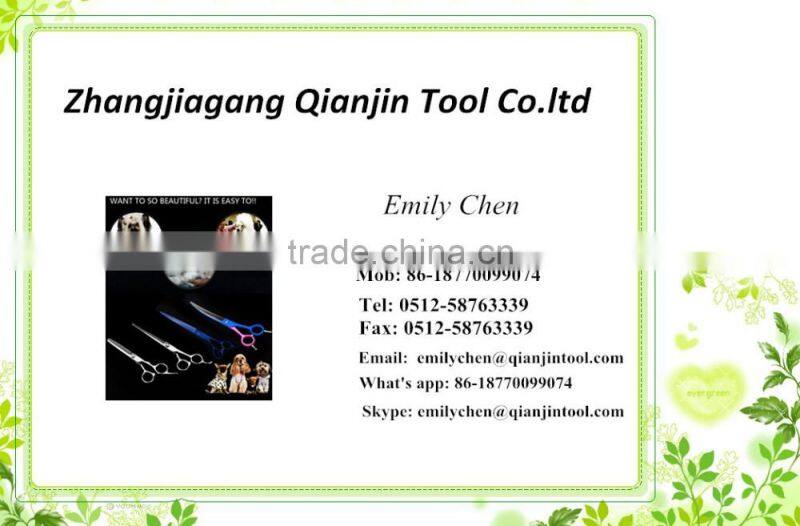 QJE-P08 pet scissors for dogs beauty with razor edge
