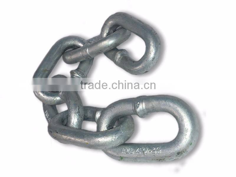 yellow zinc plate Trailer Safety Chain