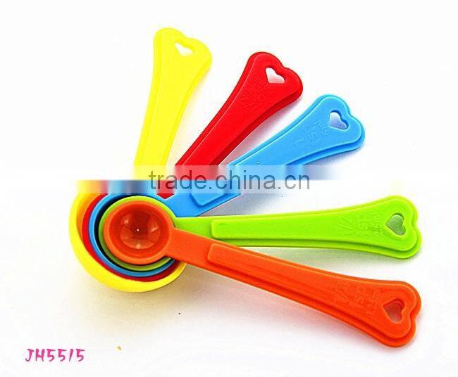 JH5515 5pc plastic measuring spoon