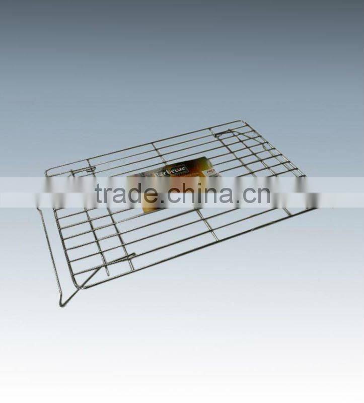 536-7 Plating BBQ Net With Wooden Handle