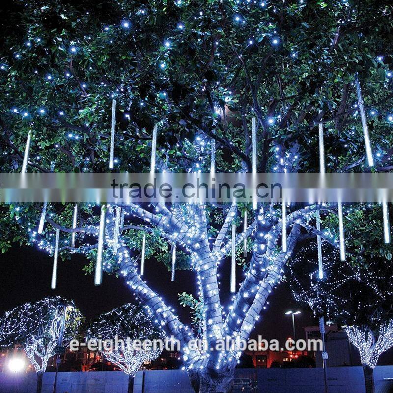 2016 new arrival 30CM Meteor Shower Rain Tubes LED Christmas Light Wedding Party Snowfall Tree Garden Xmas String Light Outdoor