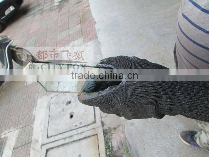 wholesale latex coated stainless steel wire knit work glove cheap latex gloves