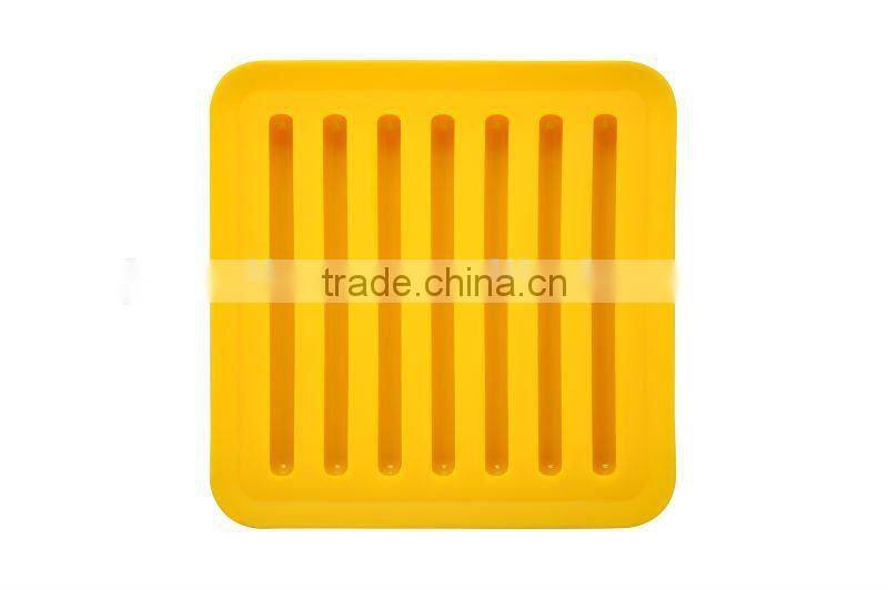 2012 new design rods shaped silicone ice cube tray