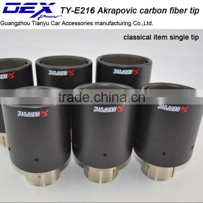 Customized Carbon Fiber All kinds of size Akrapovic universal exhaust tips
