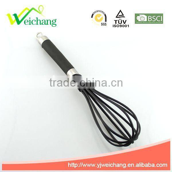 WCKT605A Premium Nylon utensils egg whisk Cooking Utensil Gadgets Set with TPR handle (Multi-color)