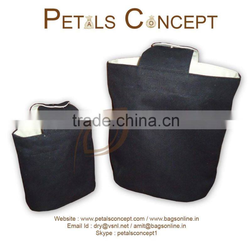 Dyed cotton tote bag