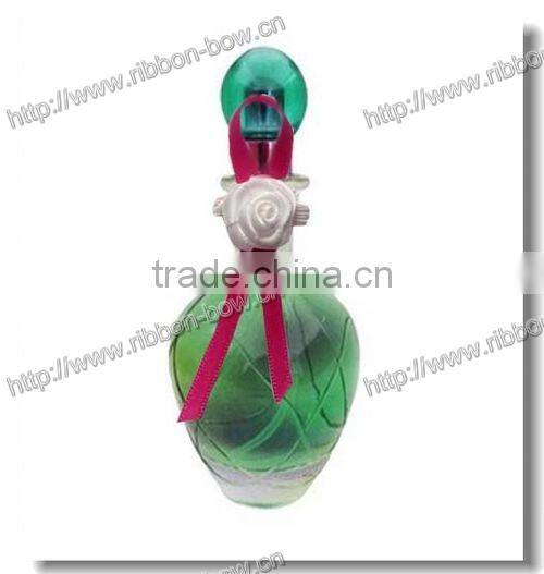 Elastic ribbon bow for perfume