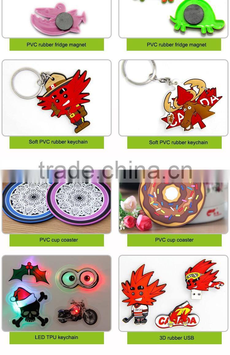 Custom design cheap car logo leather keychain