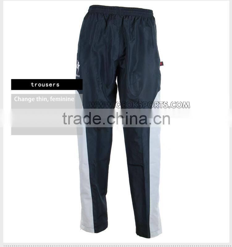 Full sublimation men's tracksuit pants team uniform