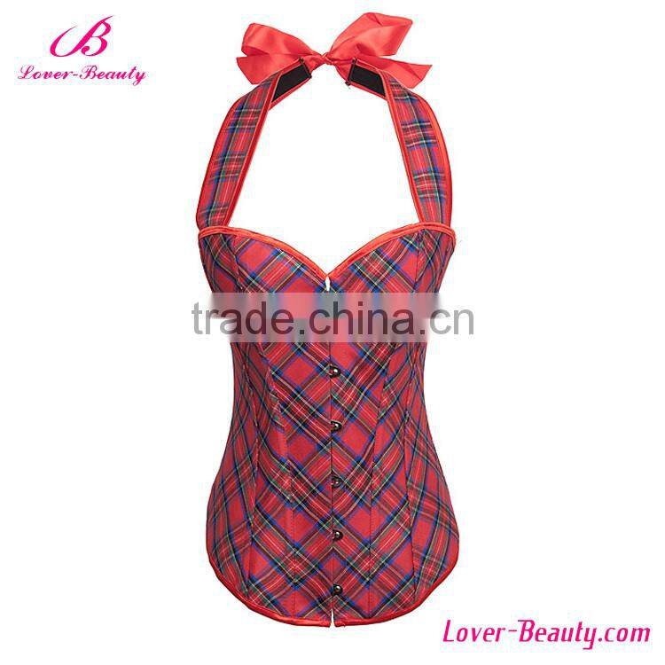 White Tight Lacing Sport Corset Overbust