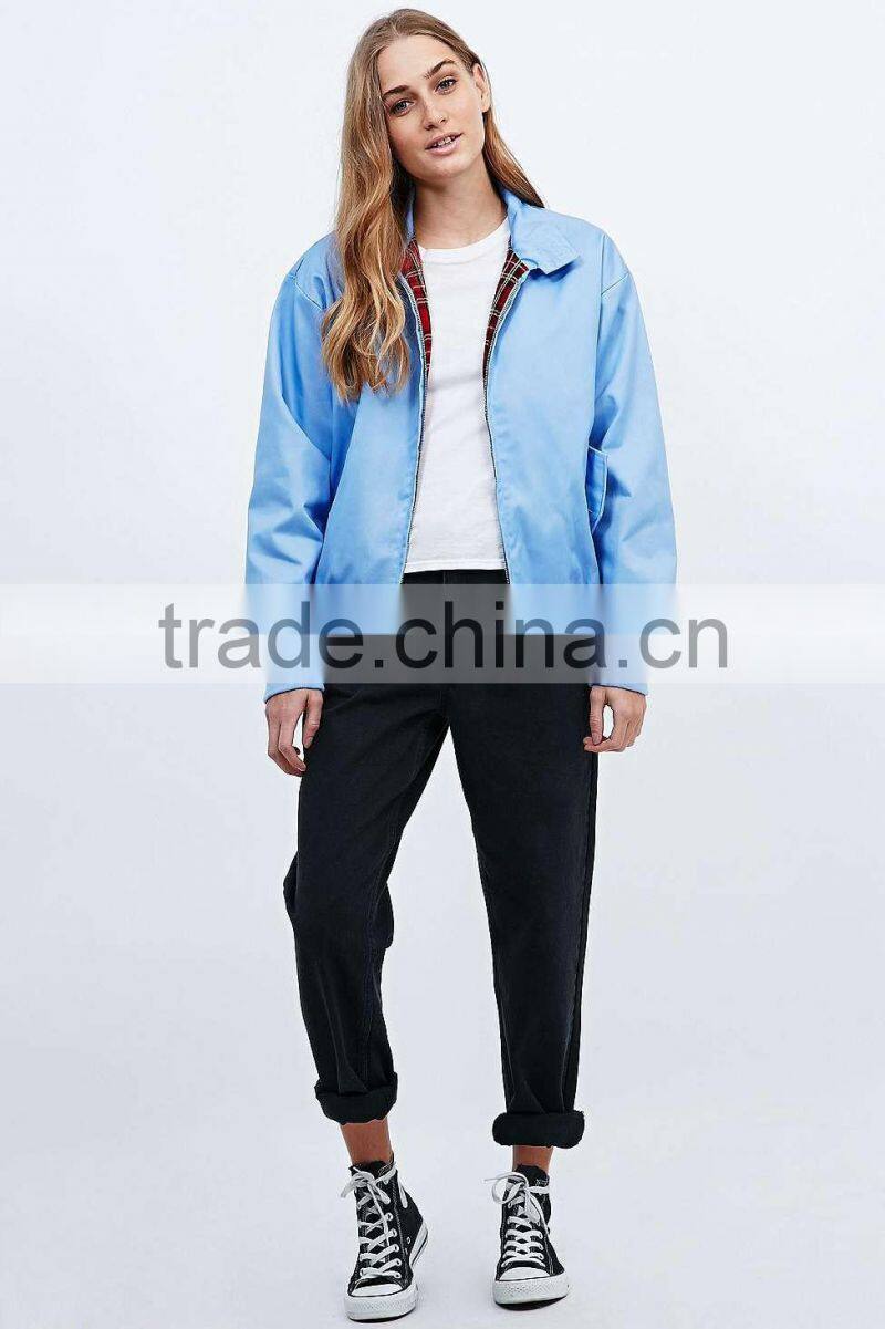 Urban Renewal Harrington Royal Blue Varsity Surplus Winter Hot Women Jacket