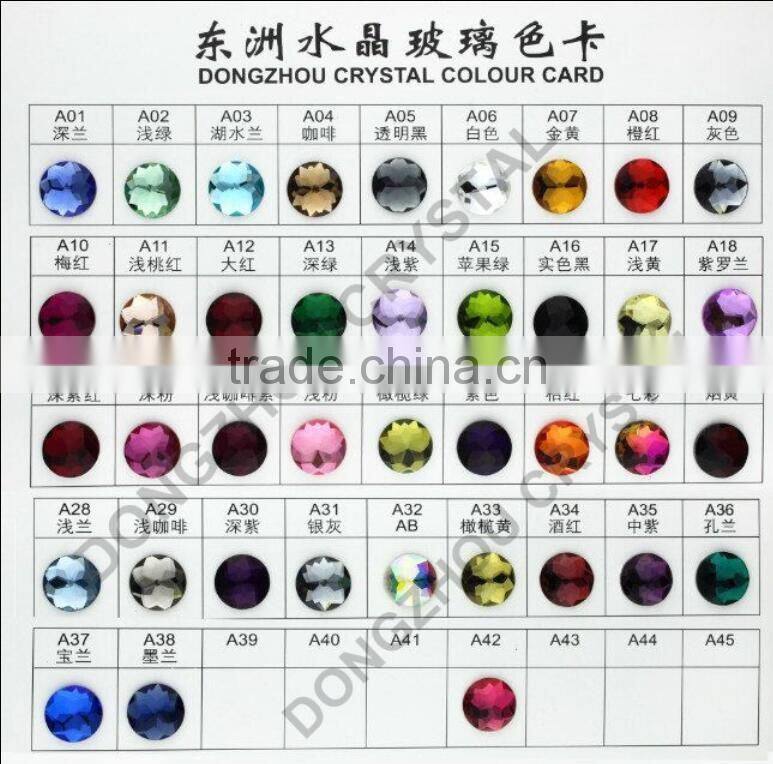 flat back round glass beads sew on crystal glass stone