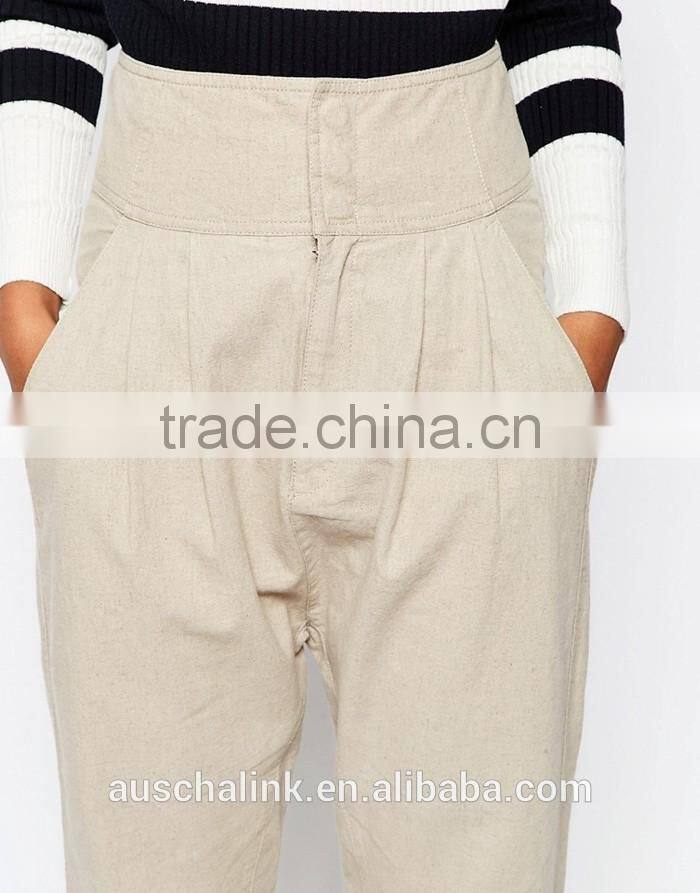 best selling girls high waist harem trousers low price