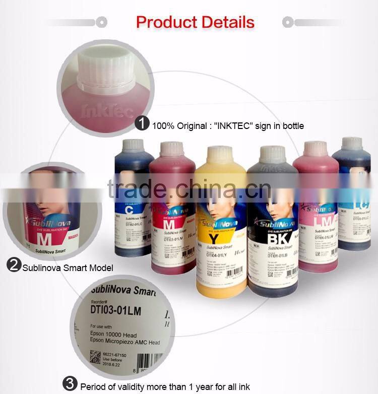 Korea inktec bulk offset sublinova dye sublimation ink