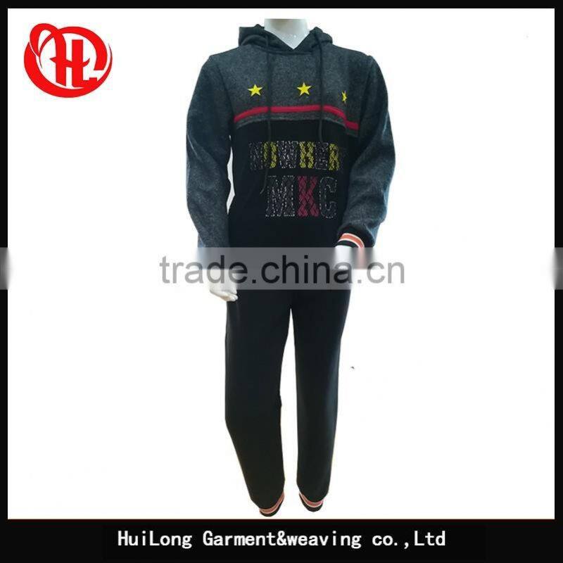New style children apparel sports hoody children clothing set