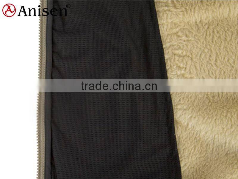 outdoor explorer warm keeper mens camel fleece jacket