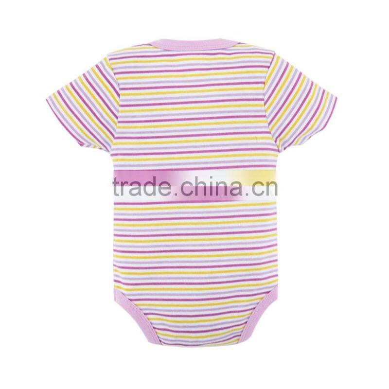 2017 Baby Clothes Stripe Style 100% Cotton Baby Rompers For Girl Jumpsuit