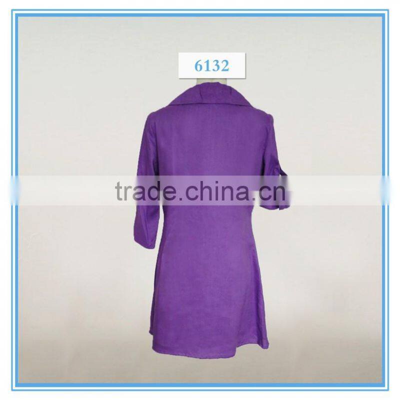 Women casual linen pant suit for spring and summer